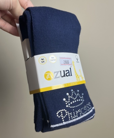 Колготки классические ZUAL синий