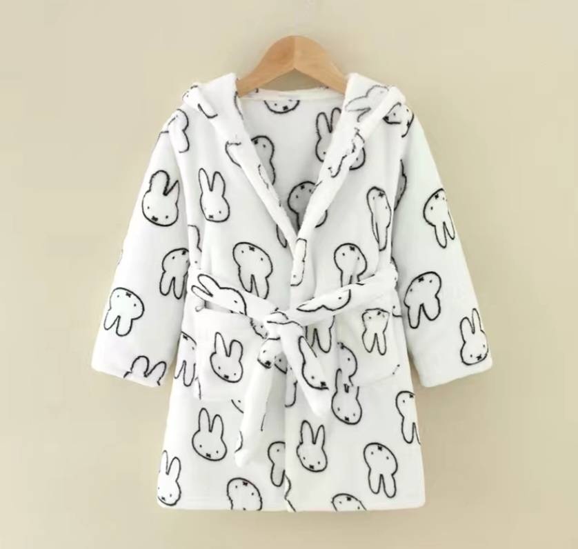 Флисовый халат Kids Moda белый