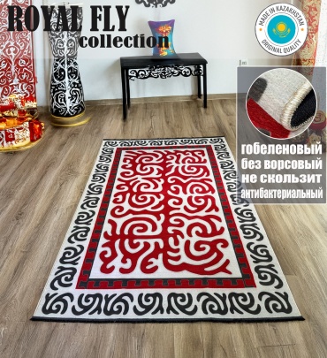 Декоративный коврик Bal Tekstil 150x230 см, безворсовый, Казахстан