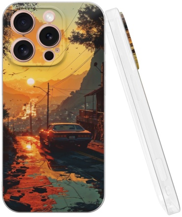 Чехол Mcover для Apple iPhone 16 Pro рисунок