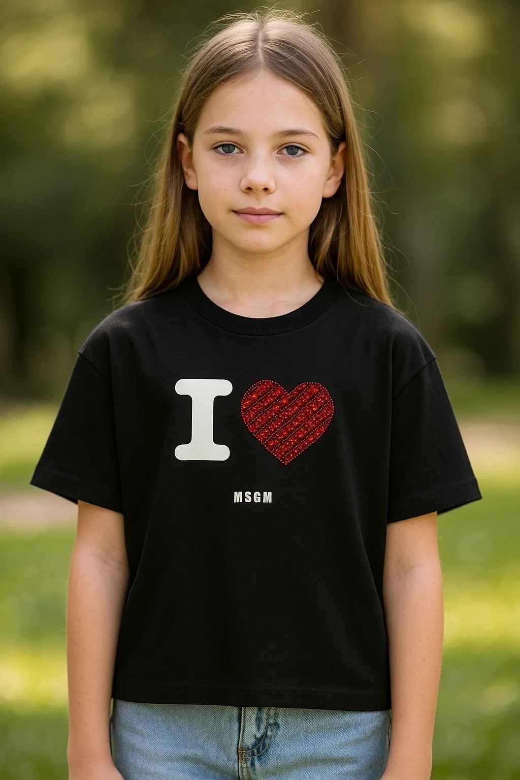 Футболка MSGM KID черный