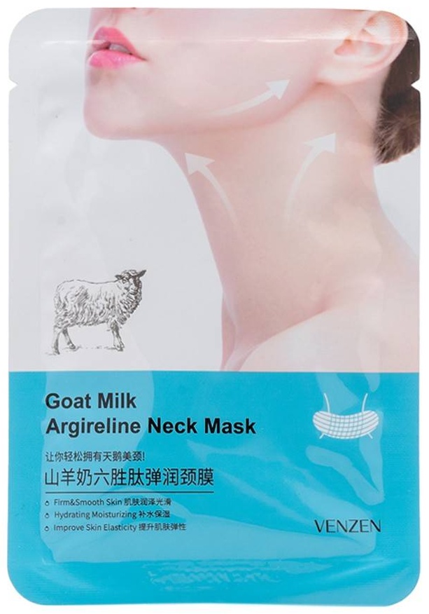 Venzen маска для шеи Goat Milk Argireline 25 мл