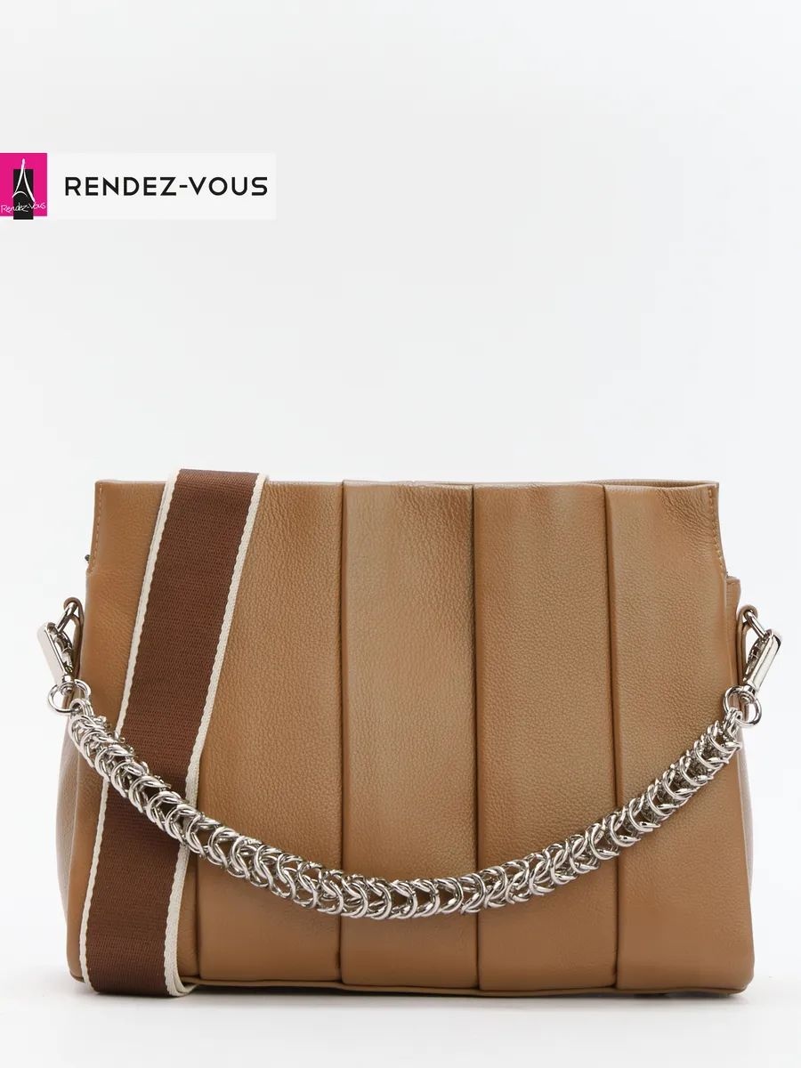 Мини-сумка Tendance экокожа коричневый