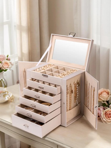 Шкатулка JENNY-2502-6ecoBEIGE, полиэстер