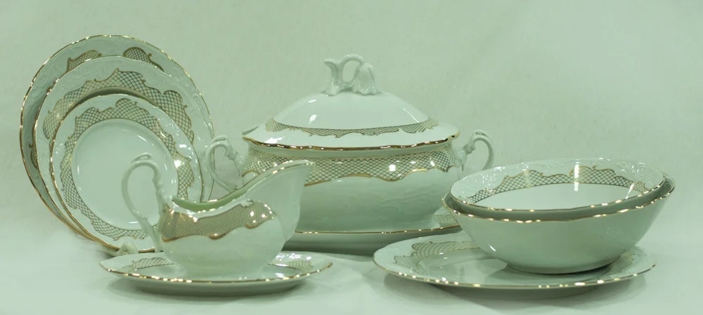 Сервиз на 6 персон Epiag Lofida Porcelain Tulip, предметов: 25, столовый, фарфор