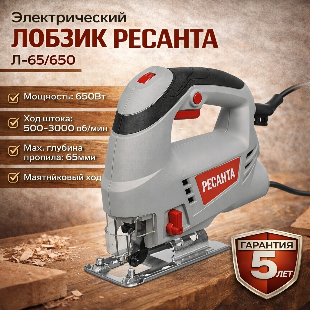 Электролобзик Ресанта Л-65/650
