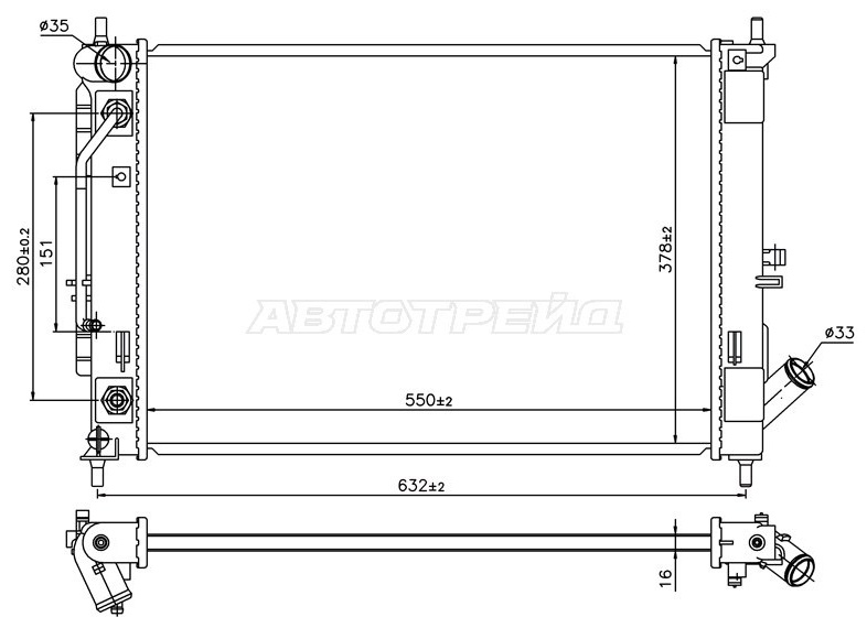 Радиатор Sollers Atlant 22-