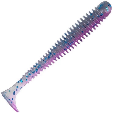 Мягкая приманка CF Силиконовая приманка Crazy Fish Vibro Worm 2 / 3-50-97d-6 / Кальмар (8 шт.) 8 шт 50 мм 97d