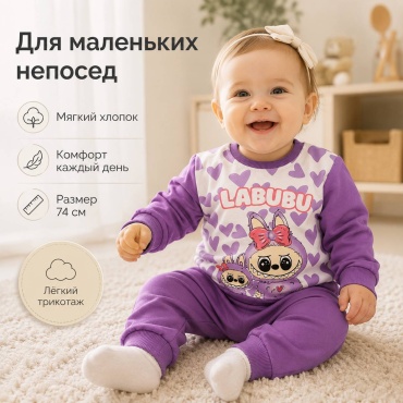 Комплект VARDARIO белый, фиолетовый