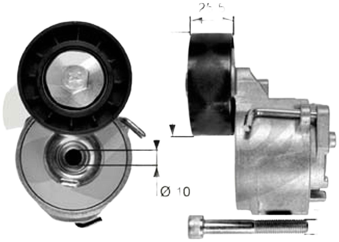 Gates ролик натяжной T39017