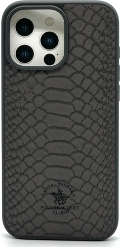 Чехол Santa Barbara Polo & Racquet Club для Apple iPhone 14 Pro серый