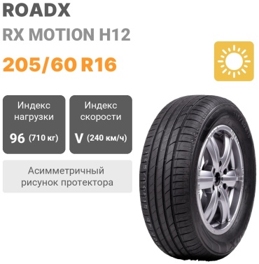 Roadx RX Motion H12 205/60 R16 96V