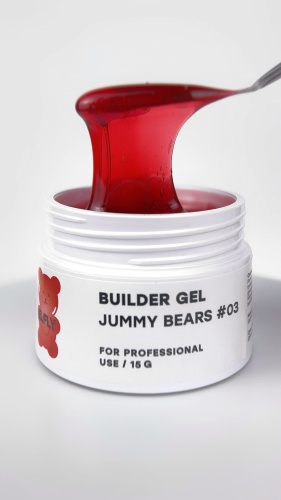 B-Fly гель JUMMY BEARS #03 красный 15 мл