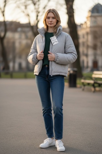Ветровка FASHION серебристый