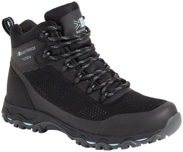 Треккинговые ботинки karrimor голубой, черный