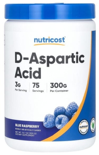 Аминокислота Nutricost D-аспарагиновая кислота ежевика