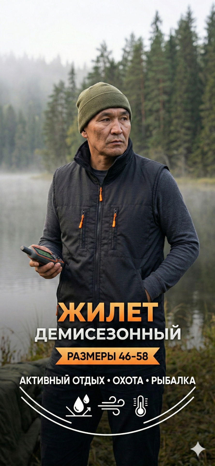 Жилет BRUTAL LIFESTYLE черный