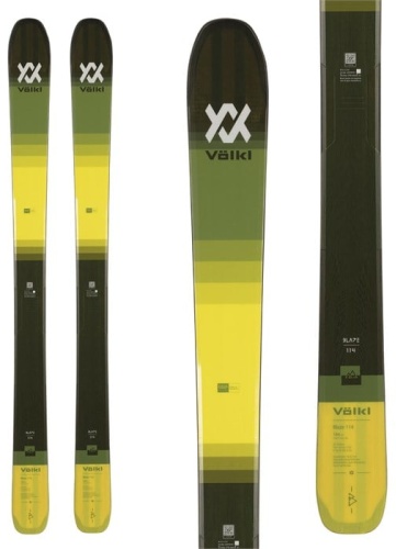 Volkl Blaze 114 184 см зеленый, желтый