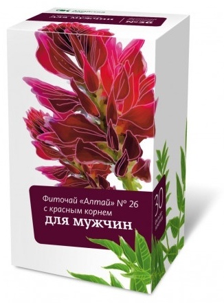 Алтайский кедр сбор трав Фиточай Алтай №26 С красным корнем для мужчин 60