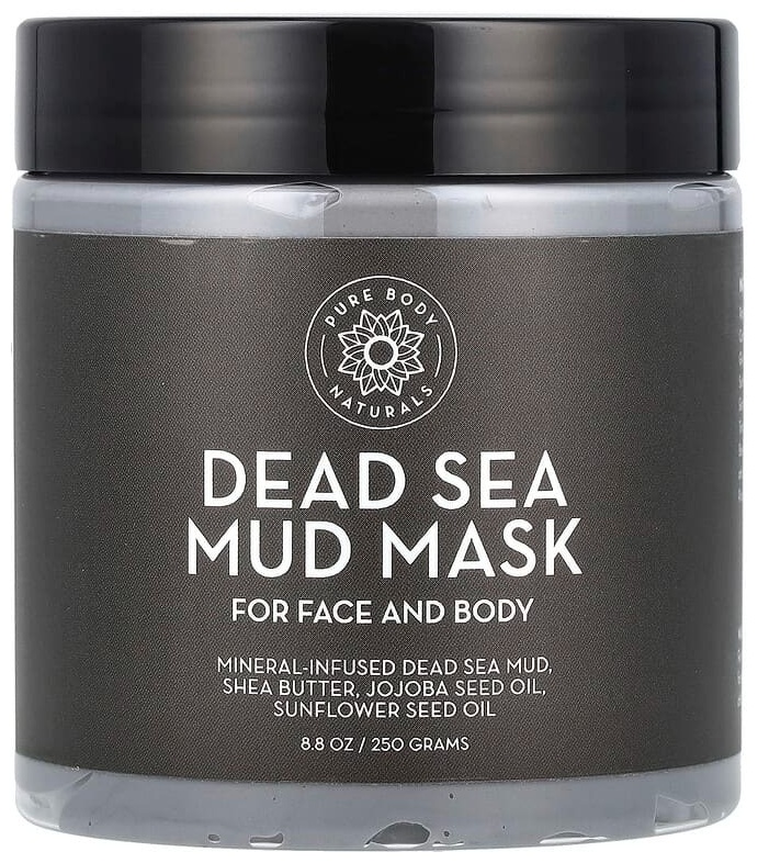 Маска для лица Pure Body Naturals глиняная Маска из грязи Мертвого моря, 250 г 250 мл