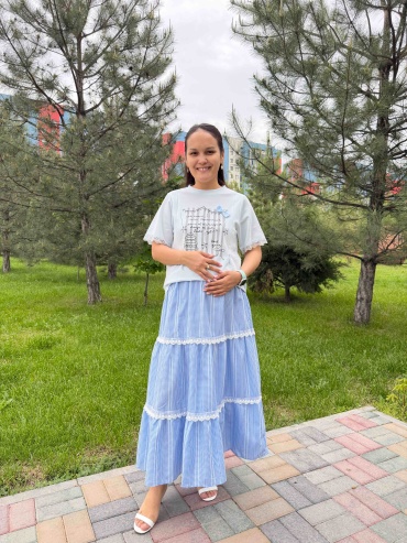 Костюм SuperMama голубой