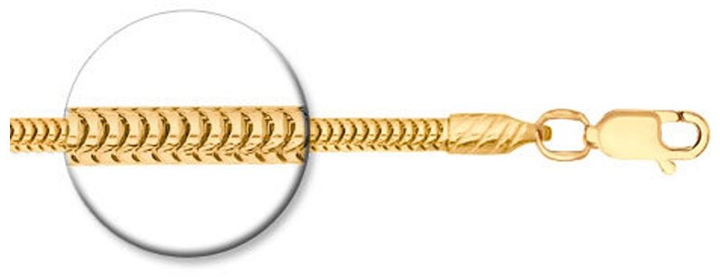 Diamant V69608 длина 18 см, вес 6.16 г серебро, плетение снейк