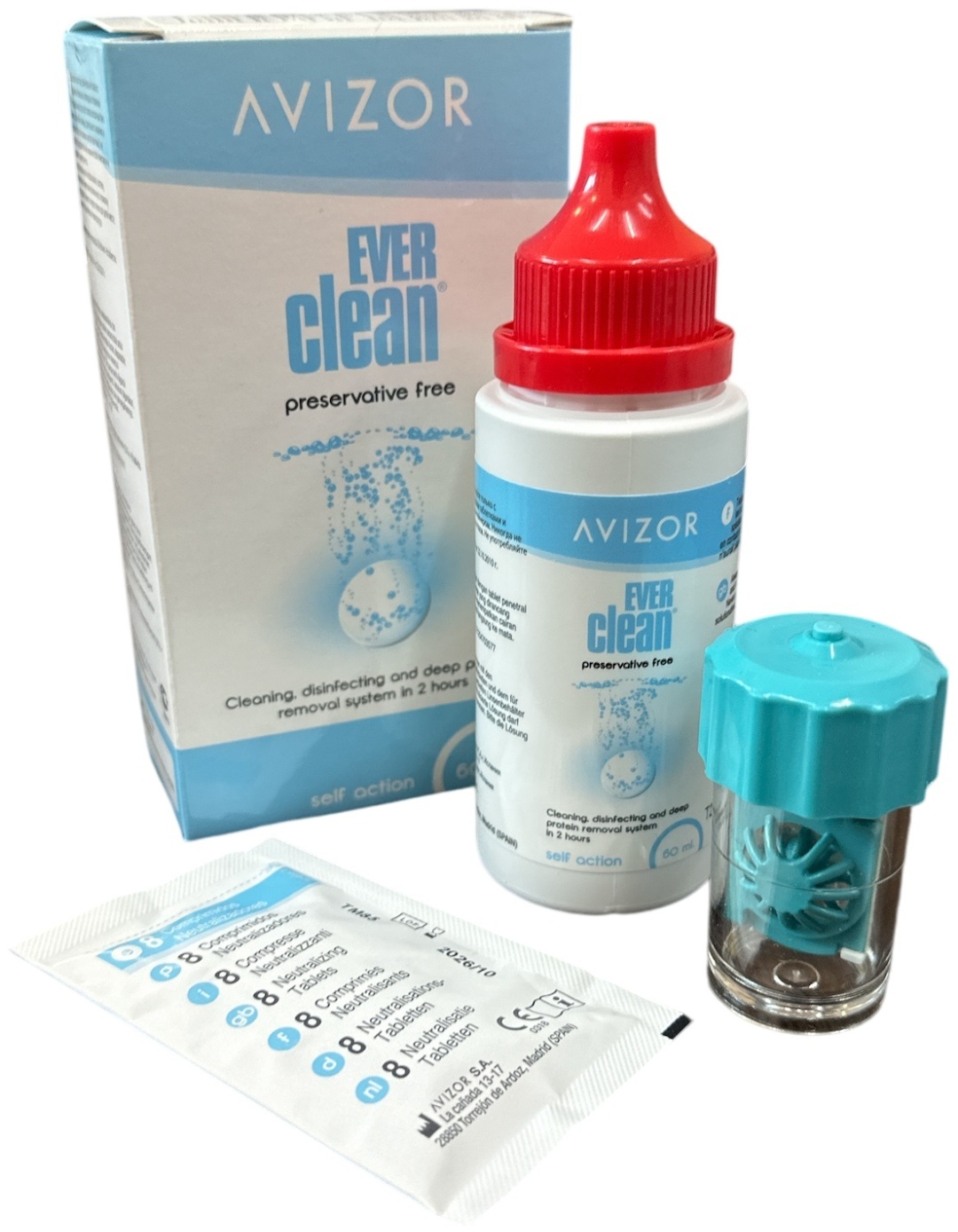 Раствор для линз Avizor Ever Clean 60