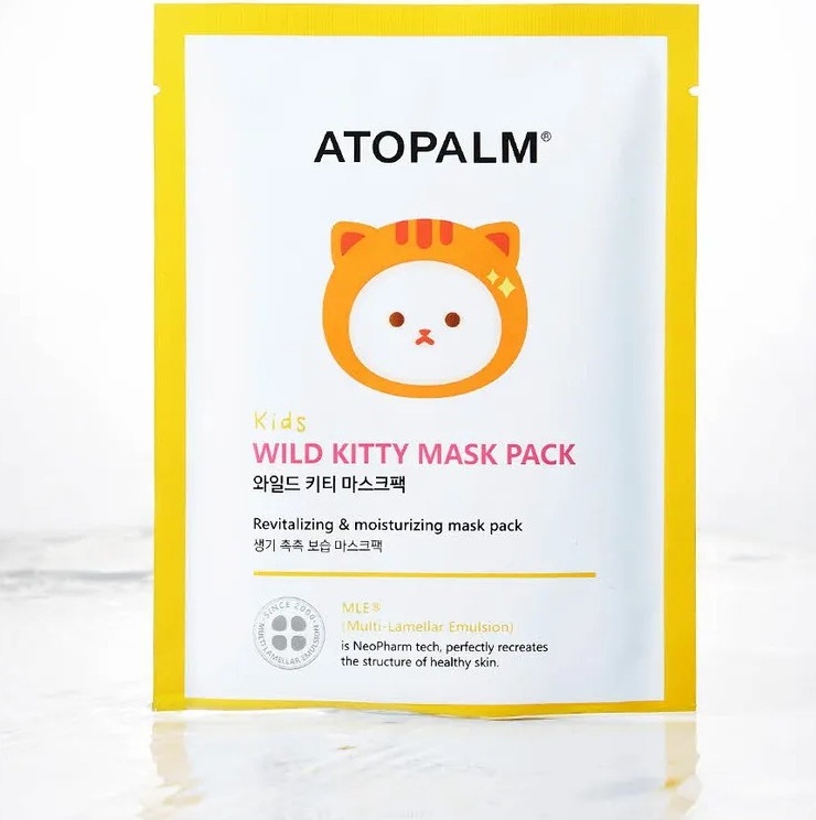 Маска для лица ATOPALM тканевая Kids Wild Kitty Mask 1 шт