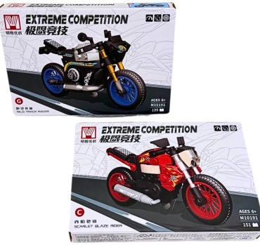 Конструктор 0457 Toys Мотоцикл 10191, деталей 130 шт