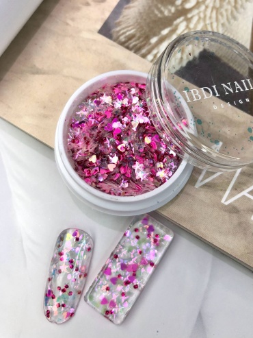IBDI Nails глиттер -звездочки SUPER STAR 05 1 шт
