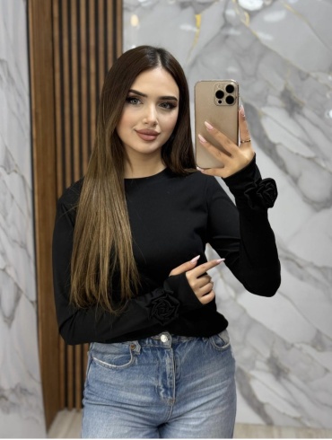 Кофта FASHION II черный, розовый