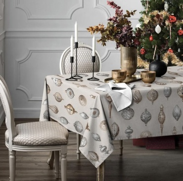 Скатерть R.I.Textile 350x145 см, хлопок, 1 шт