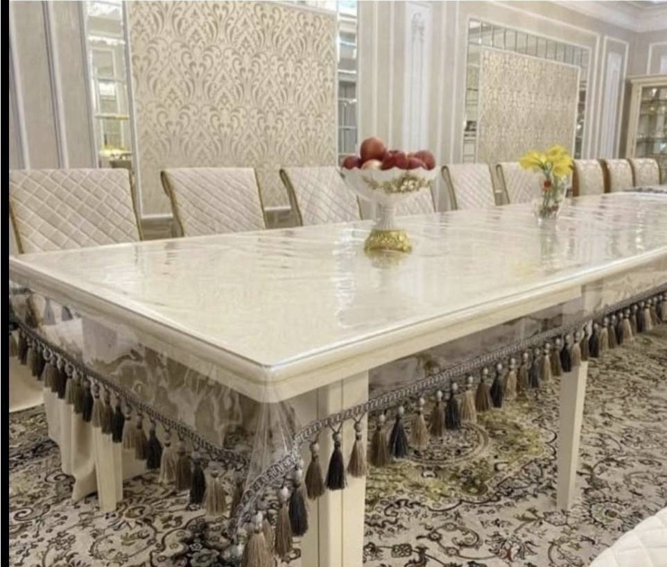 Скатерть 400x150 см, силикон, 1 шт