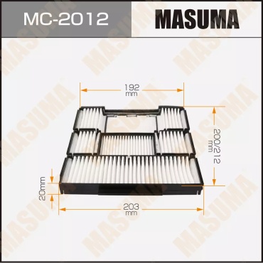 MASUMA салонный фильтр MC2012