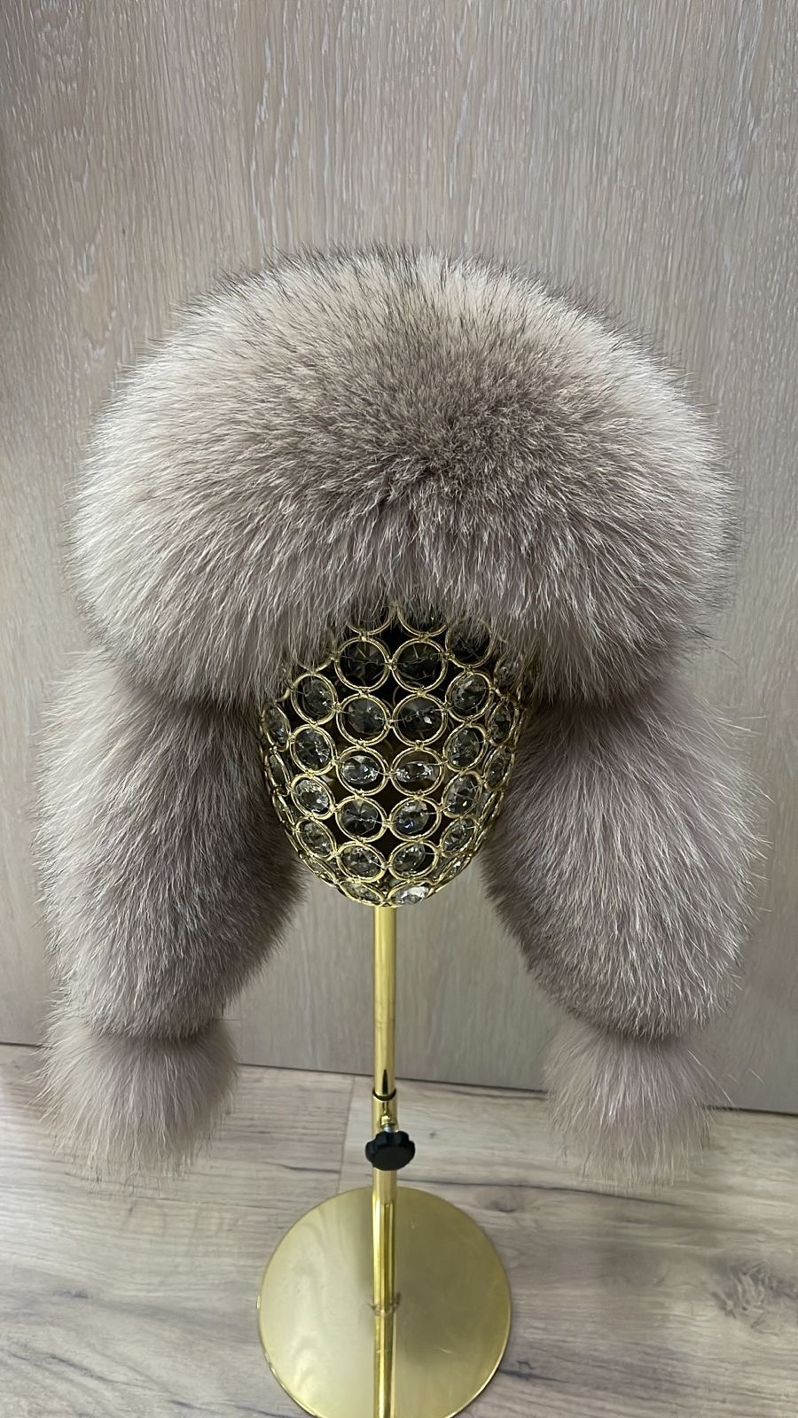 Ушанка SemiFur размер 55, 56, 57, 58, серый