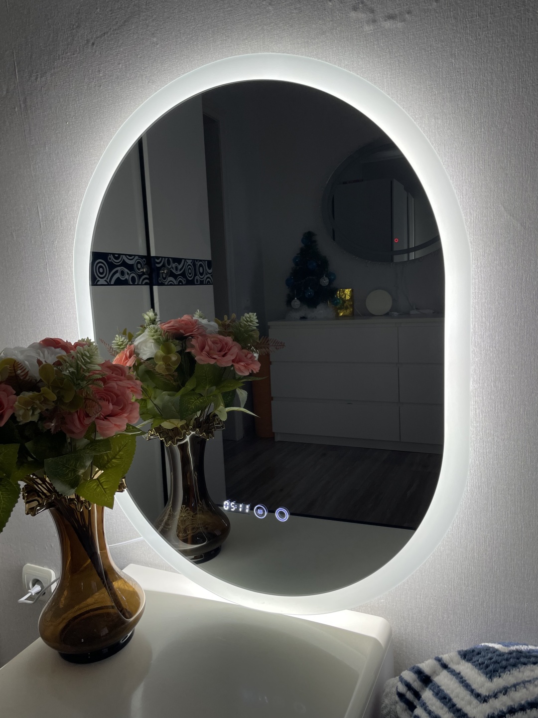Умное зеркало настенное Forlux 60x80 см