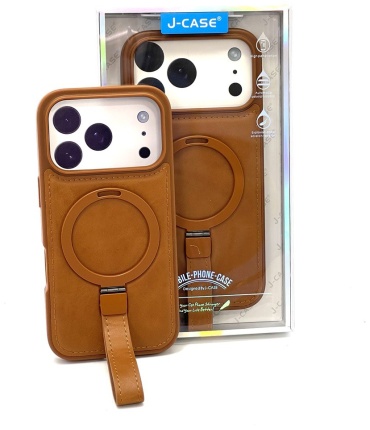 Чехол J-Case для Apple iPhone 17 Pro Max коричневый