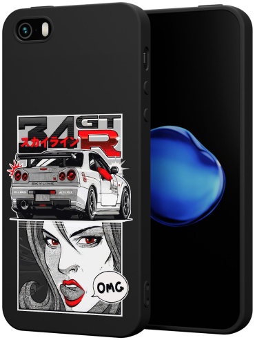 Чехол для Apple iPhone 5, iPhone 5S, iPhone SE рисунок
