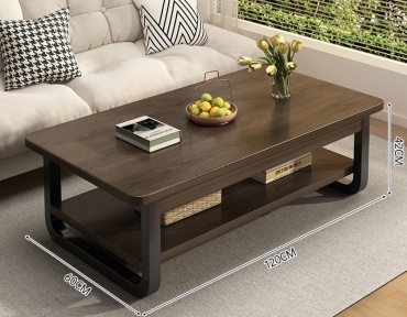 Журнальный столик ab125, 120х60x42 см, черный