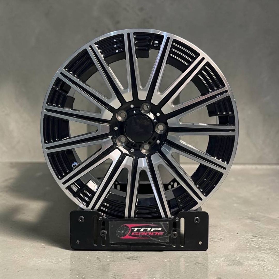 Top Grade AKHM01 8x18/5x112 D66.6 ET36 4 диска черный, серебристый