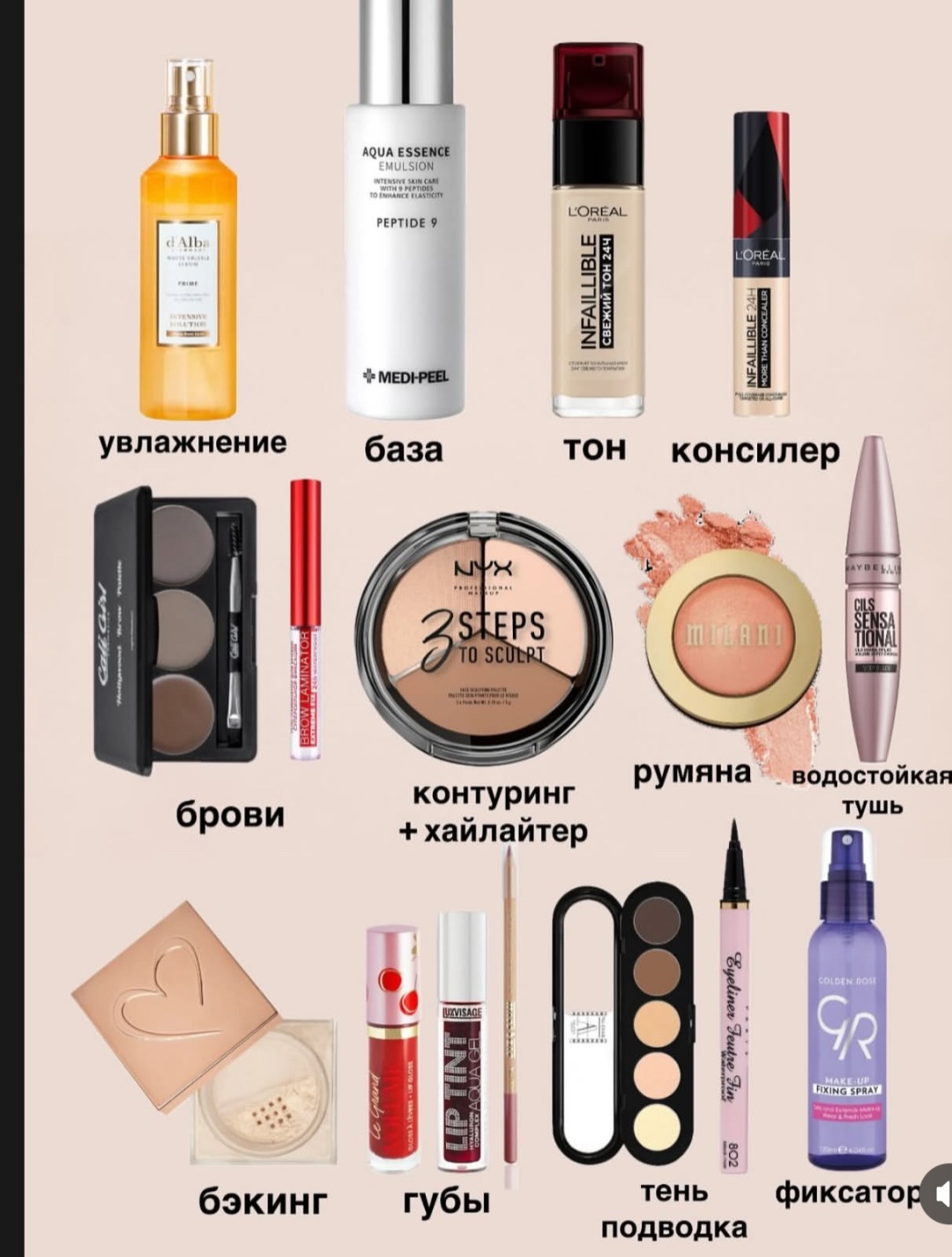 Tommi набор декоративной косметики для женщин