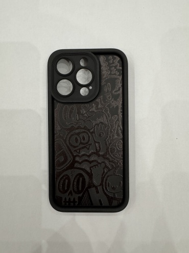 Чехол So Cool для Apple iPhone 15 Pro коричневый