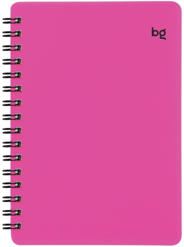 Блокнот BG Neon, A6, 60 л, розовый