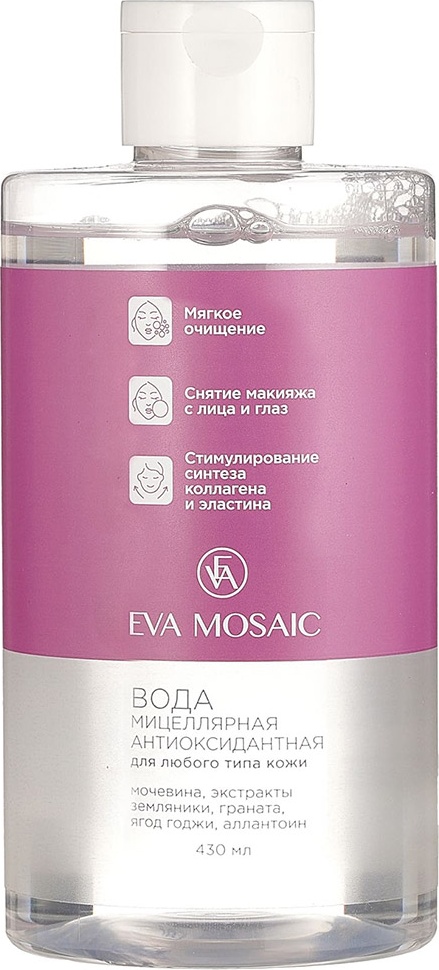 EVA MOSAIC Antioxidant Micellar Water мицеллярная вода 430 мл