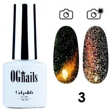 OG Nails гель-лак Rainbow сat №03 глянцевое 8 мл