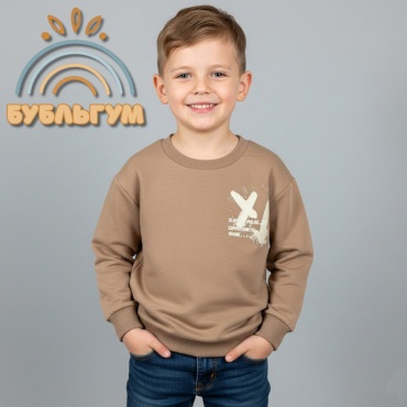 Свитшот ConCon kids коричневый