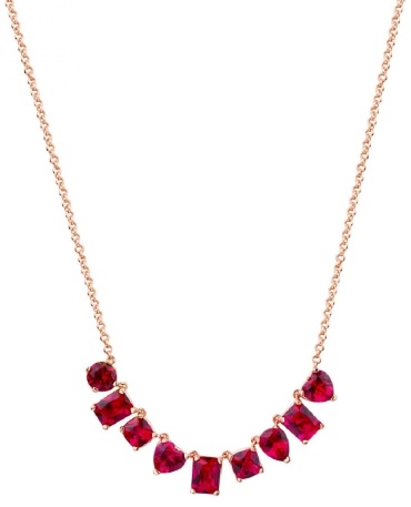 Колье Rosato RZGE02 длина 45 см вес 9.8 г серебро, фианит