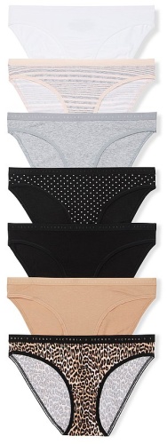 Бикини Victoria’s Secret бежевый, леопард