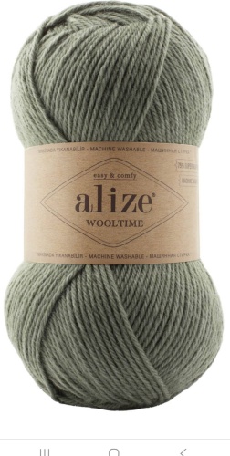 Моток Alize Wooltime 274 Хаки 200 м 100 г