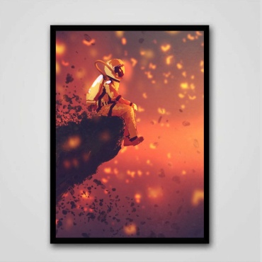 Quantum картина Интерьерная Космос Внутри 30х21 см 21x30 см